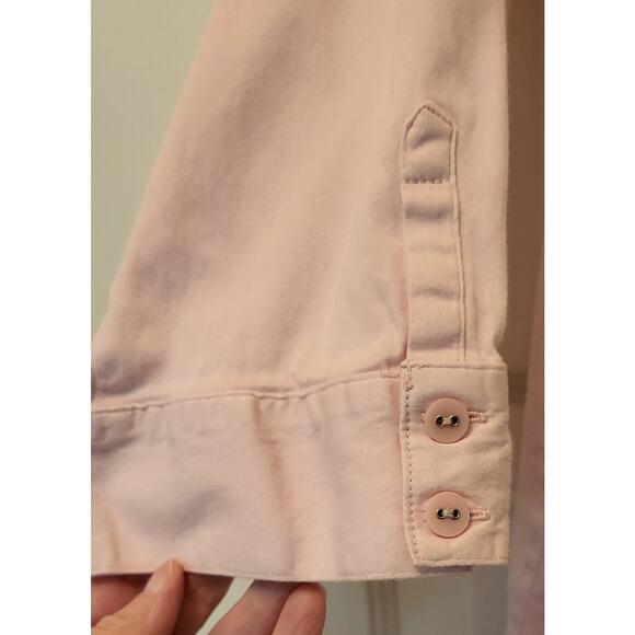 212 Collection Womens Stretch Fitted Shirt Size 1X Pink Button Up - Picture 10 of 10